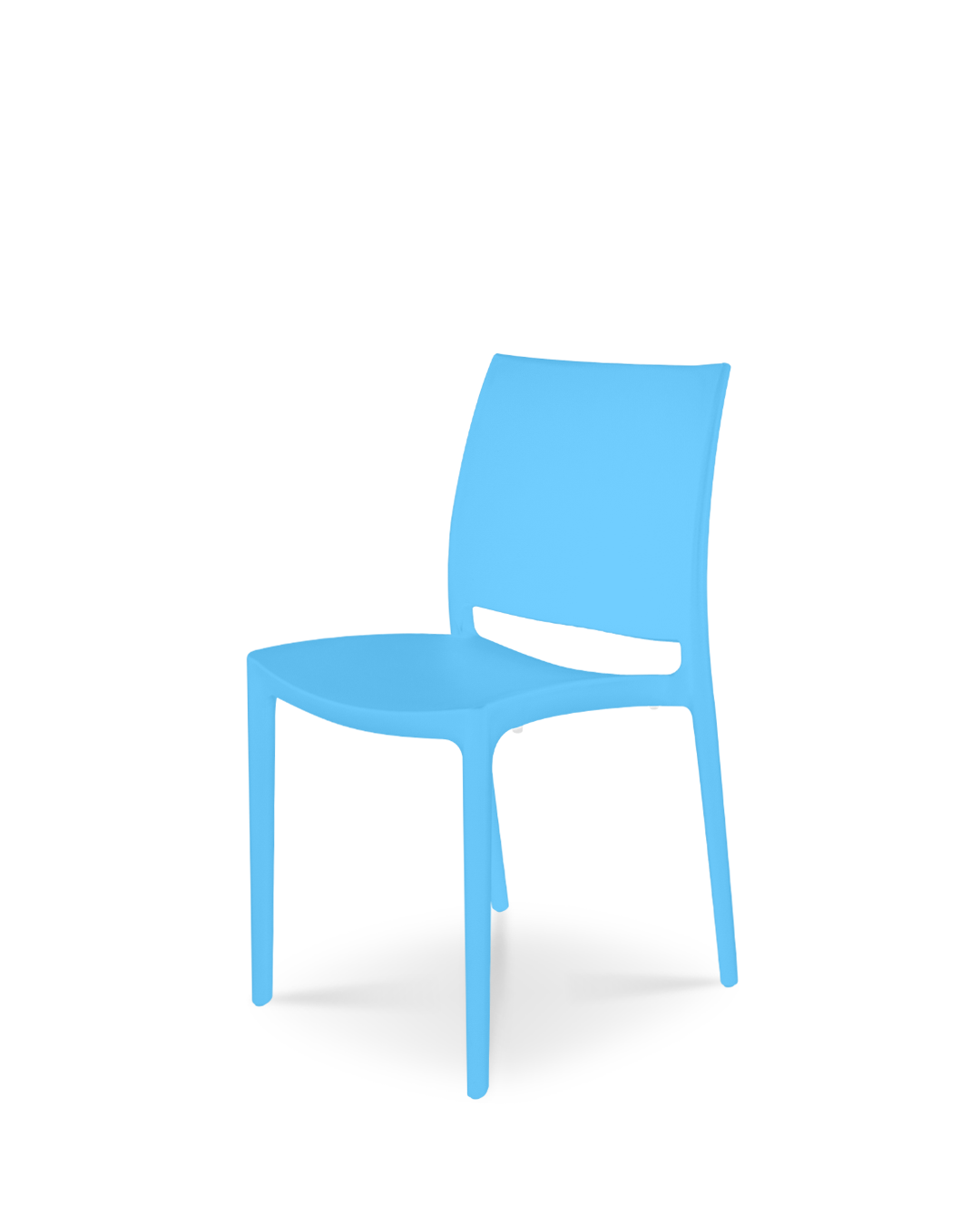 Thalia Plastic Chair Sky Blue