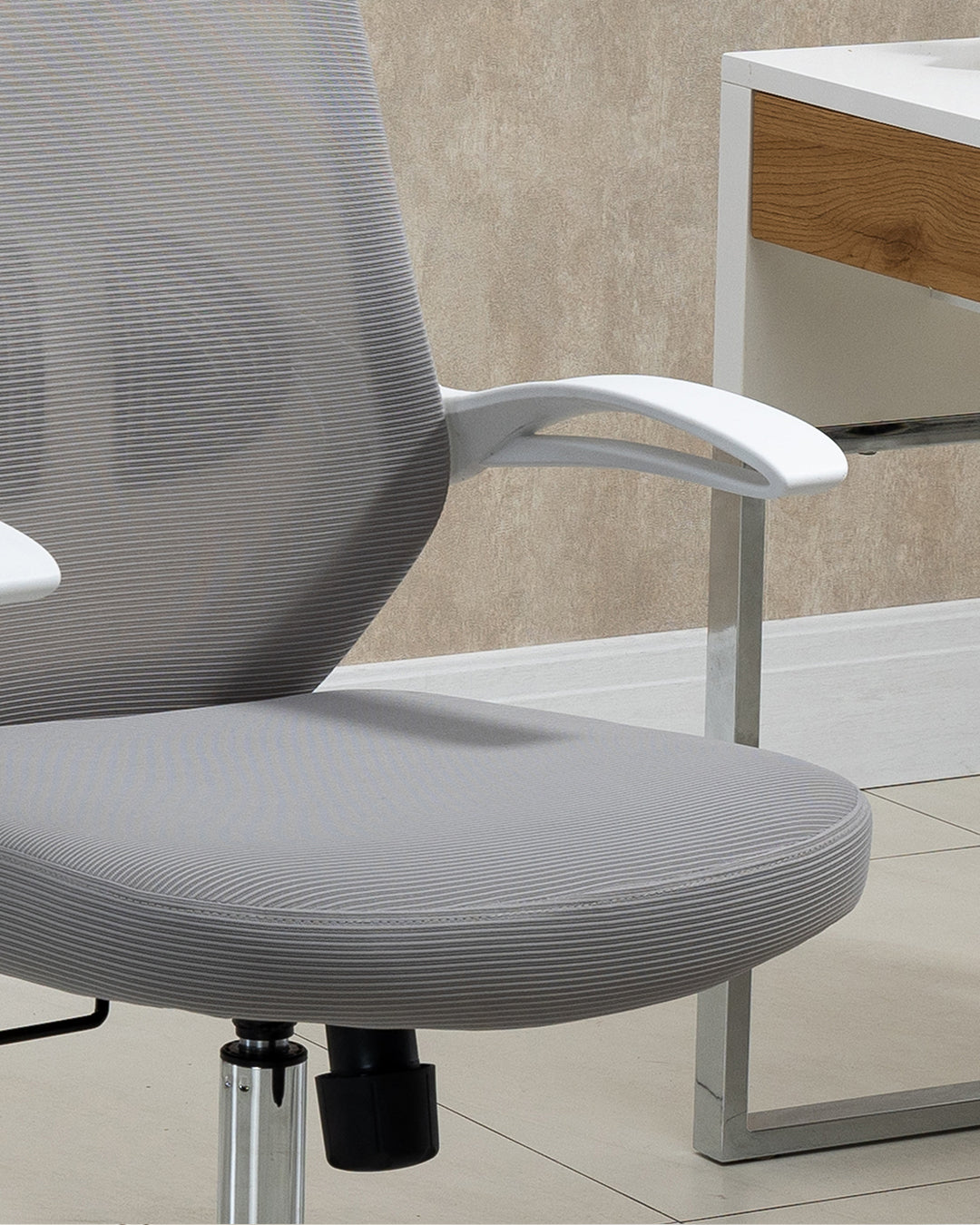 Toucan Office Chair White Grey