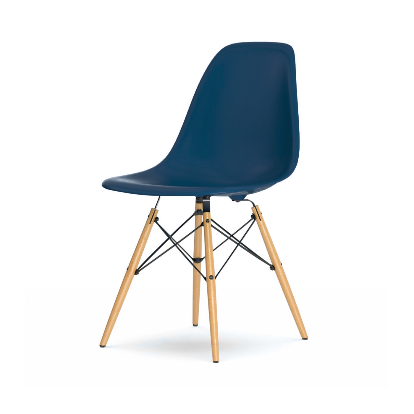 Tower Wooden Chair Royal Blue