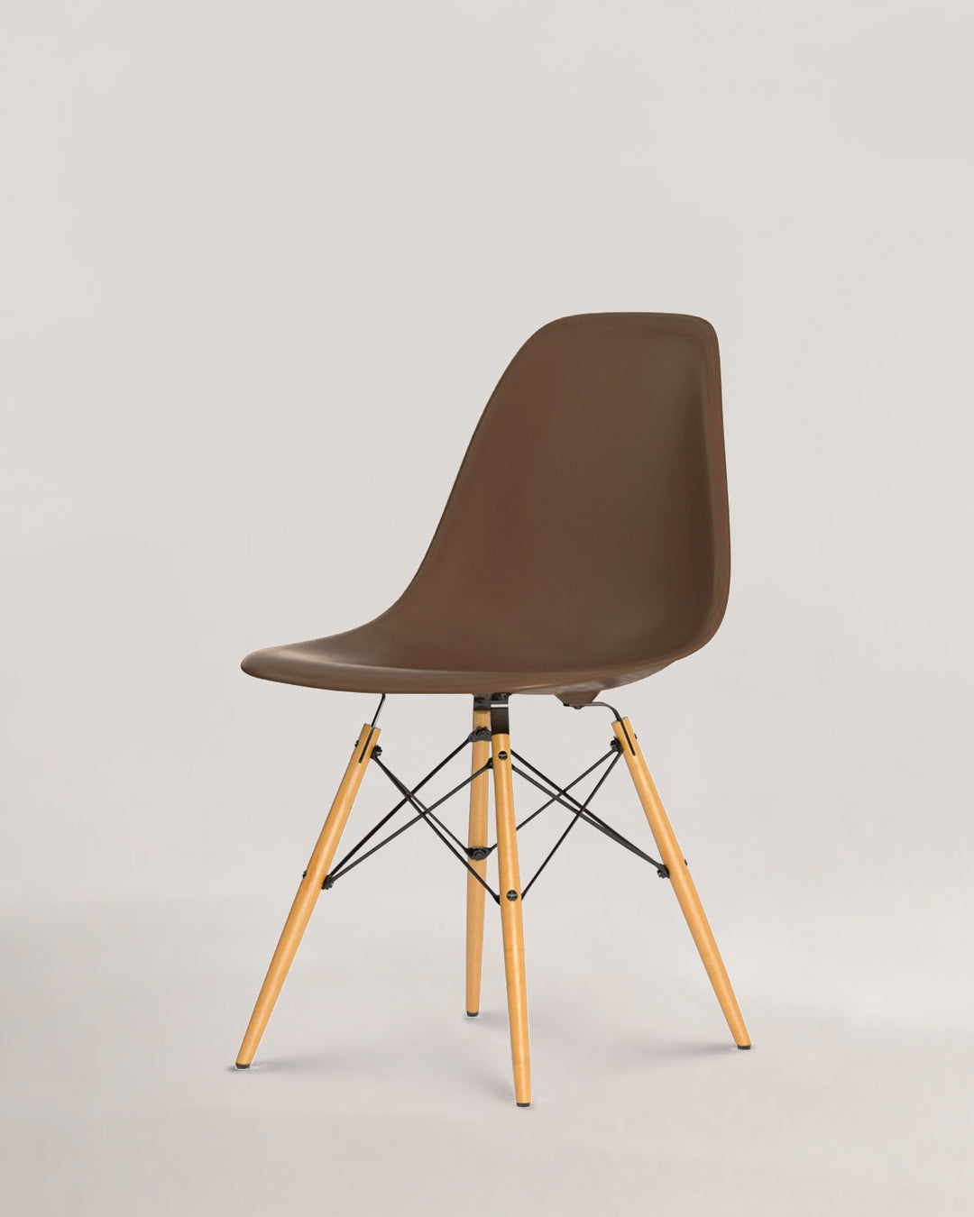 Tower Wooden Chair Brown