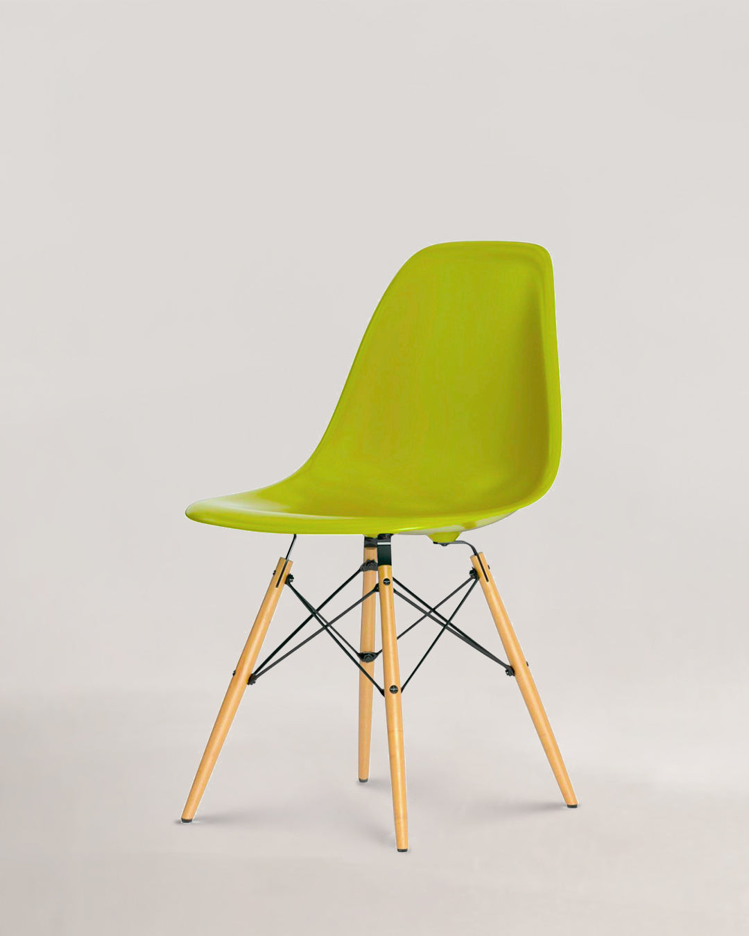 Tower Wooden Chair Olive Green