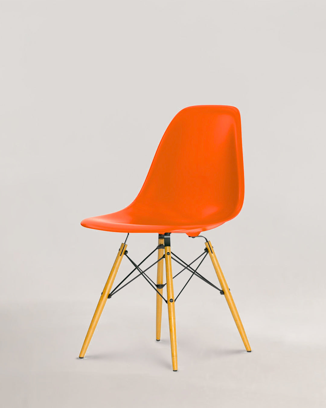Tower Wooden Chair Orange
