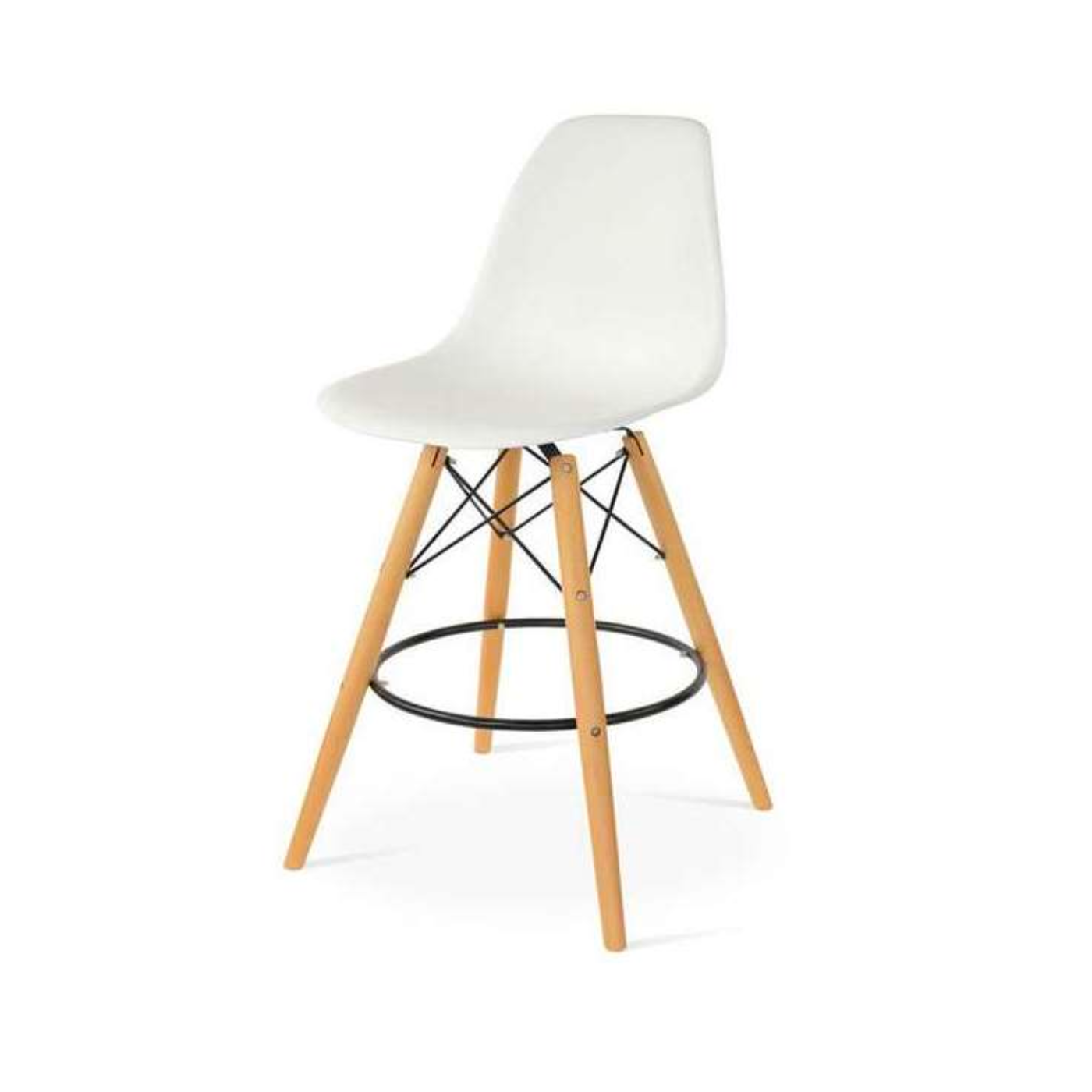 Tower Wooden Stool White