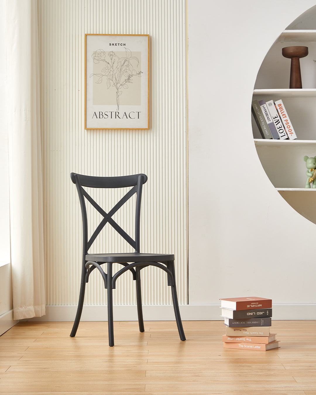 Hebe Plastic Chair Grey