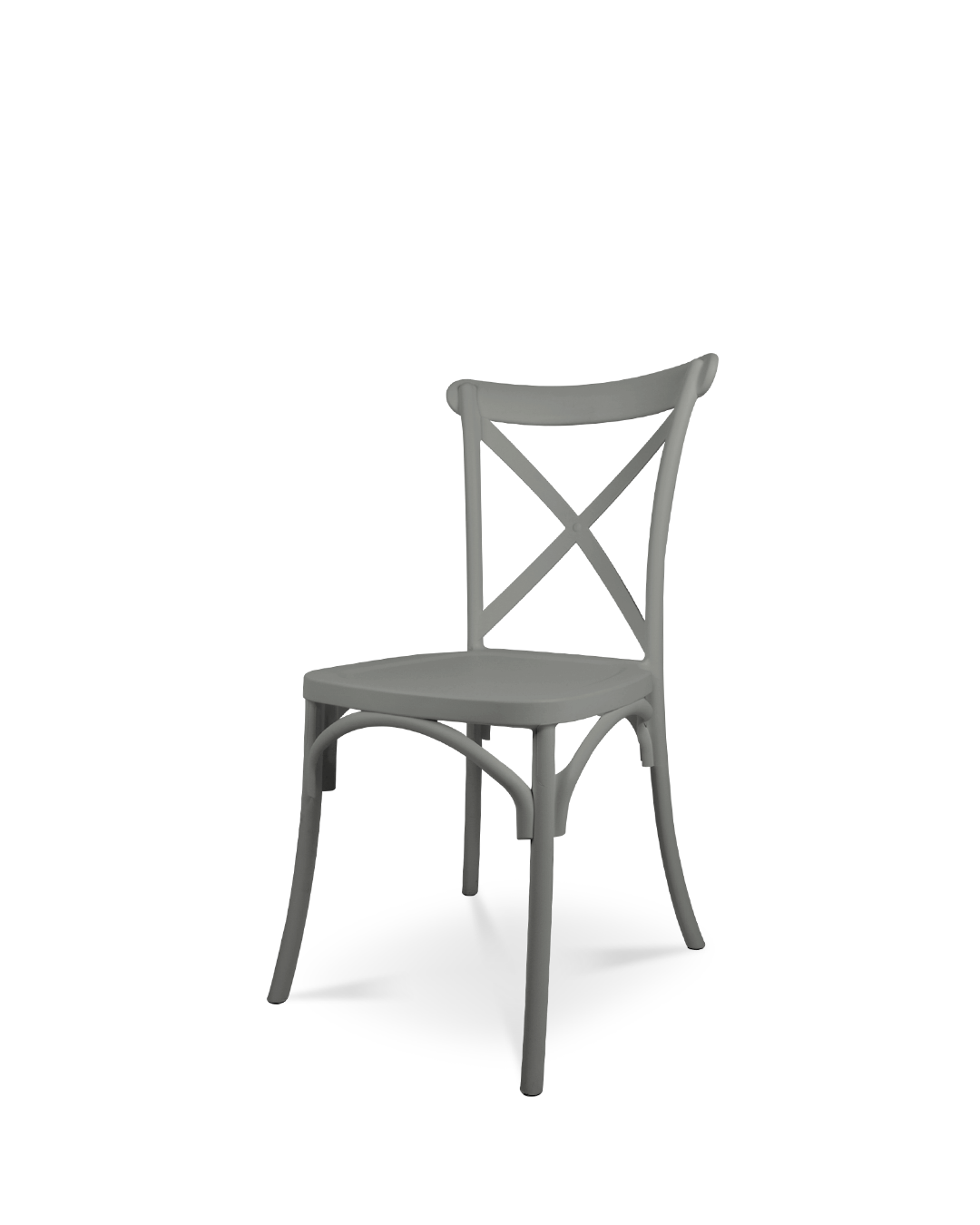 Hebe Plastic Chair Grey