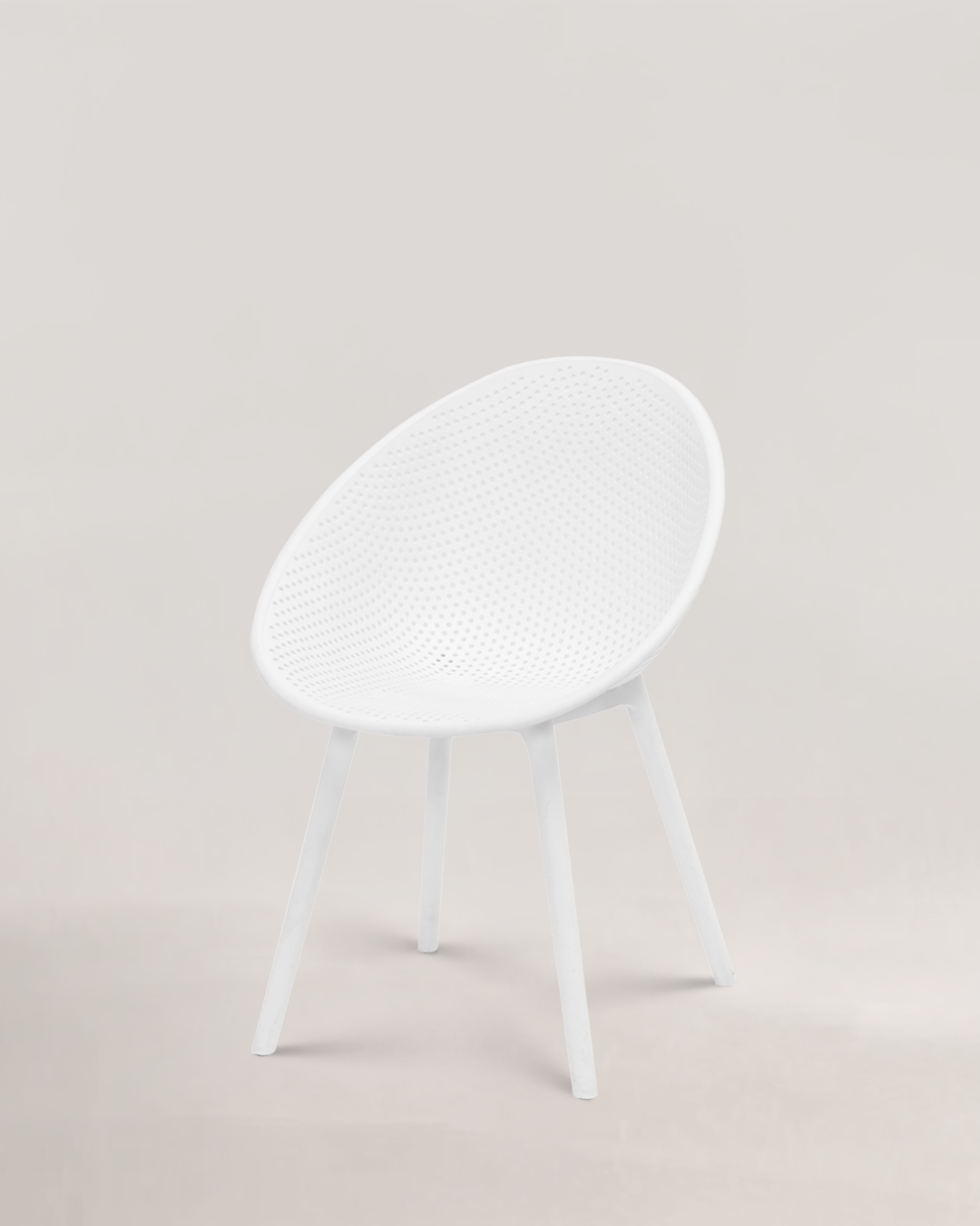 Virginia Design Chair Ivory White