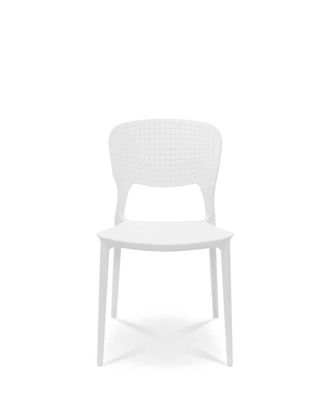Chaise Thémis en Plastique Blanc