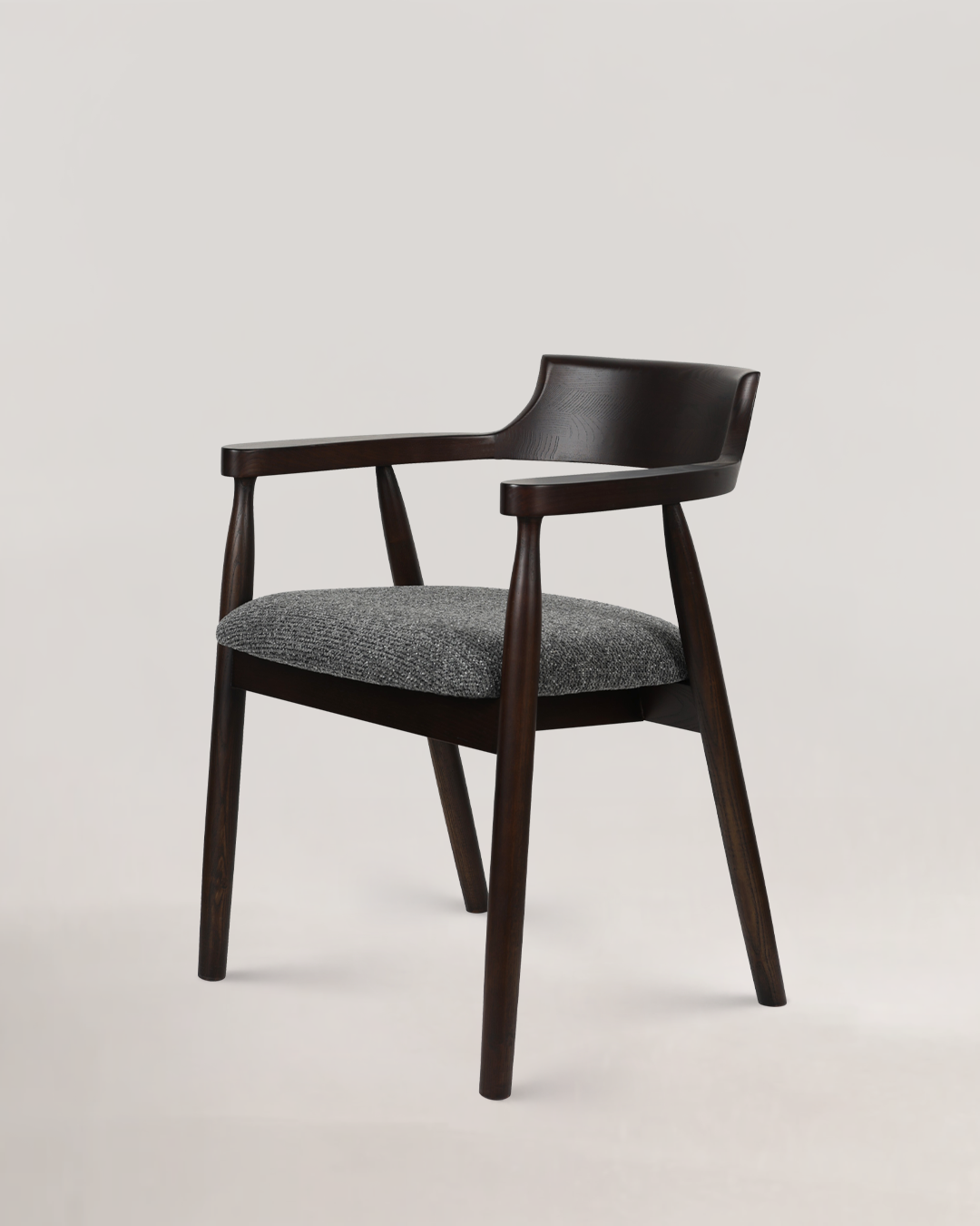 Kennedy Wooden Chair Dark Grey