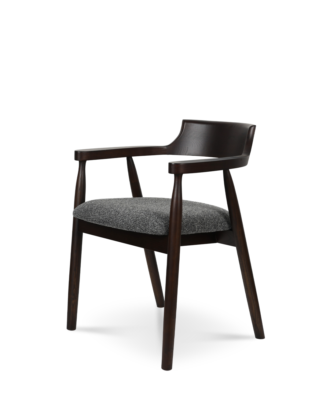 Kennedy Wooden Chair Dark Grey