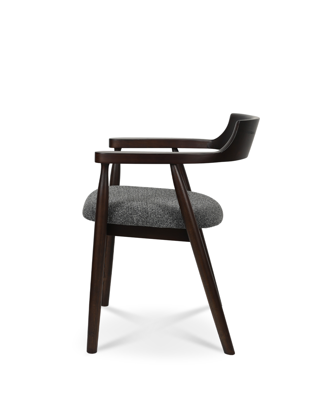 Kennedy Wooden Chair Dark Grey