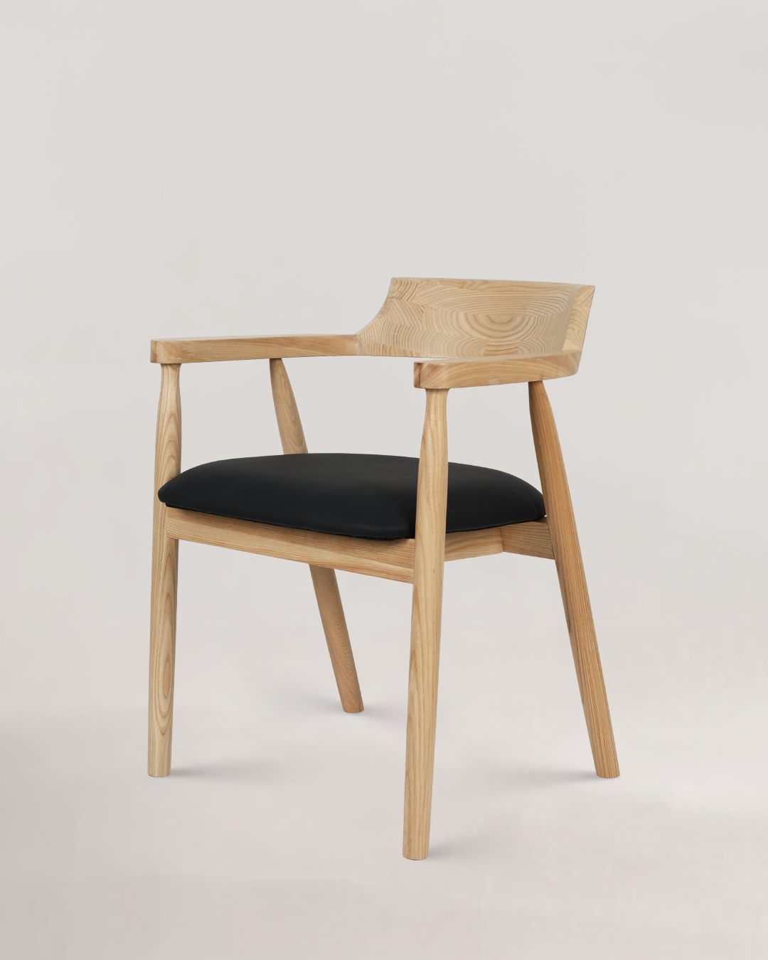 Kennedy Wooden Chair Natural Black