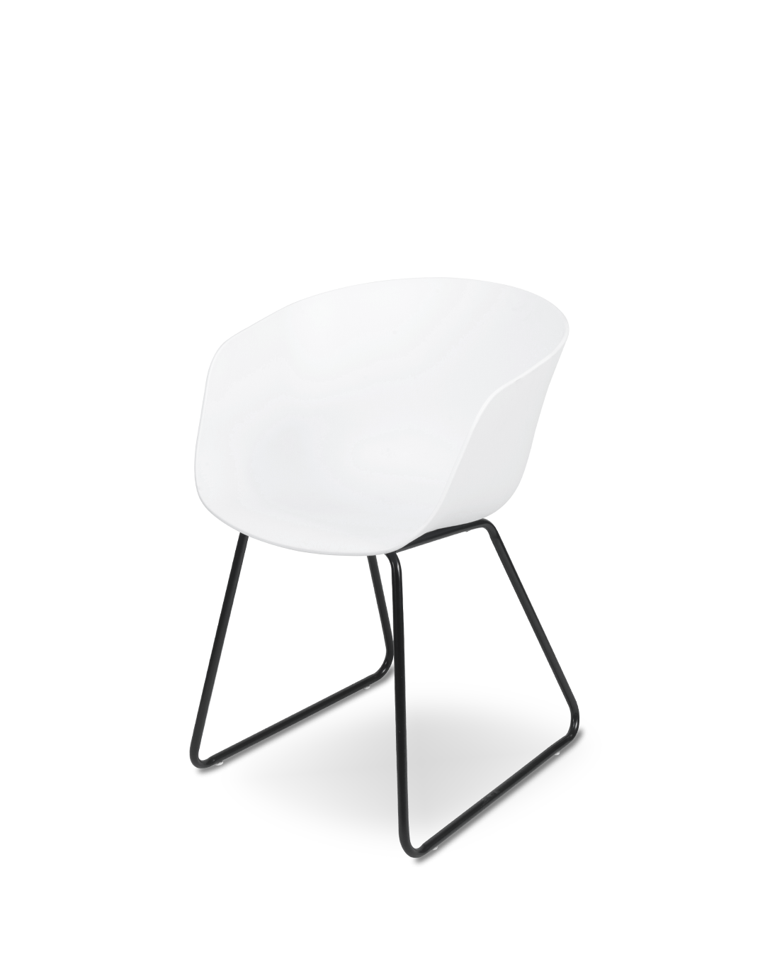 Muto Fiber Chair Ivory White