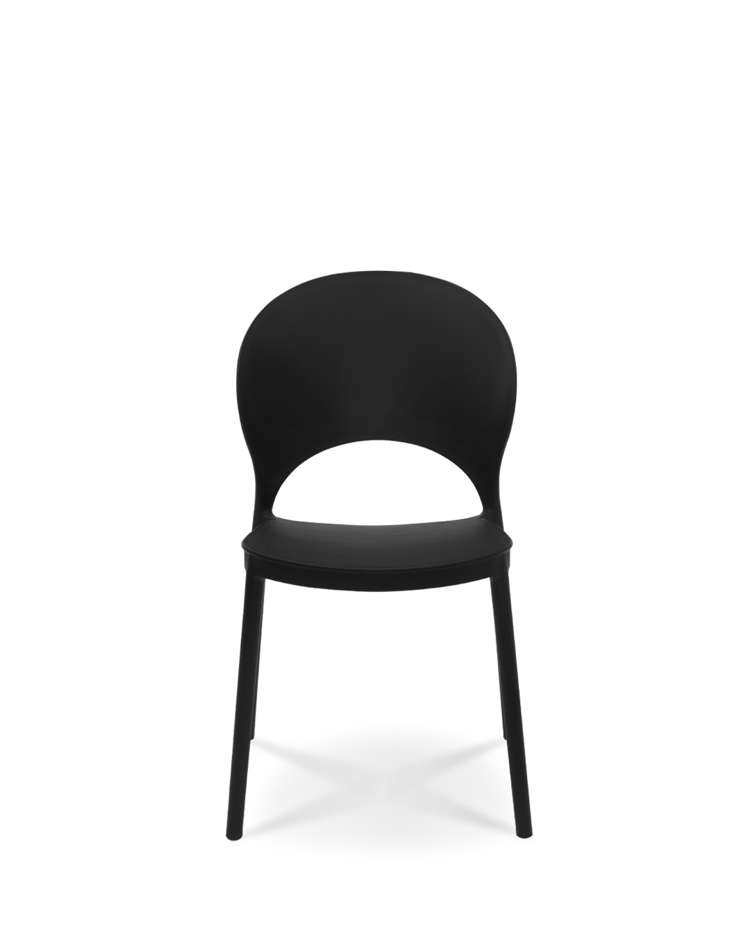 Nysa Plastic Chair Black