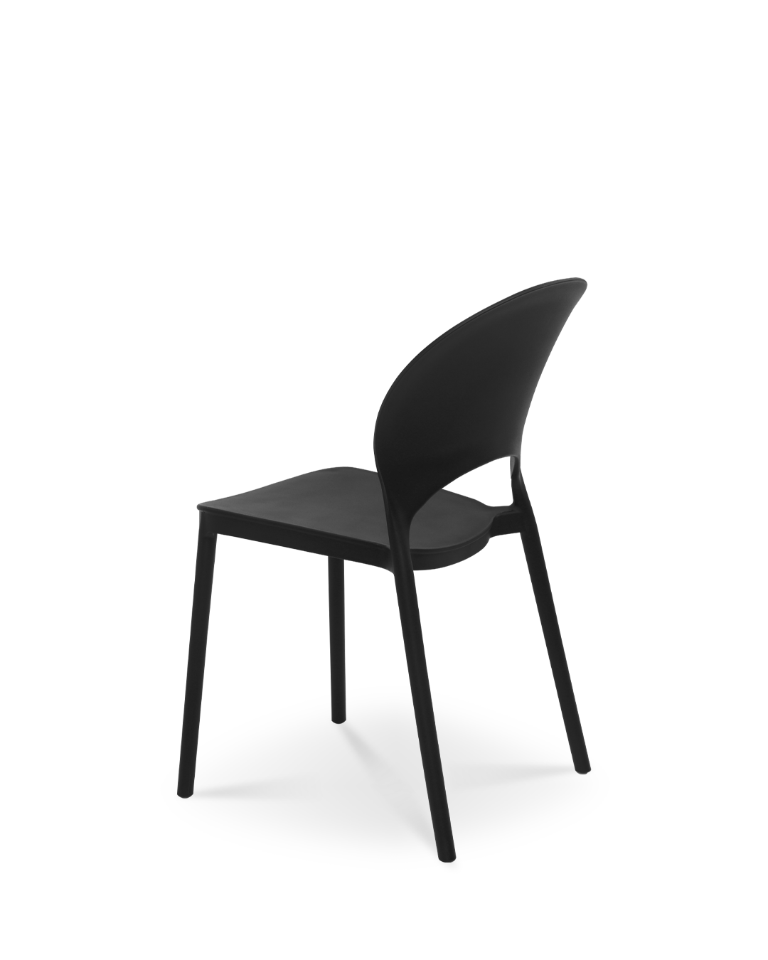 Nysa Plastic Chair Black