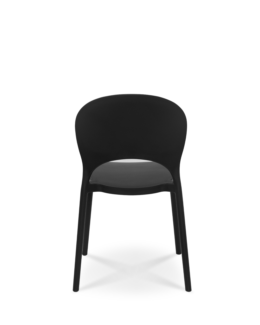 Nysa Plastic Chair Black