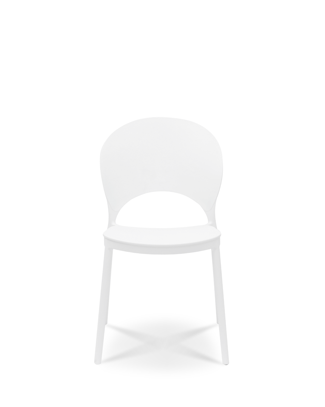 Nysa Plastic Chair Ivory White