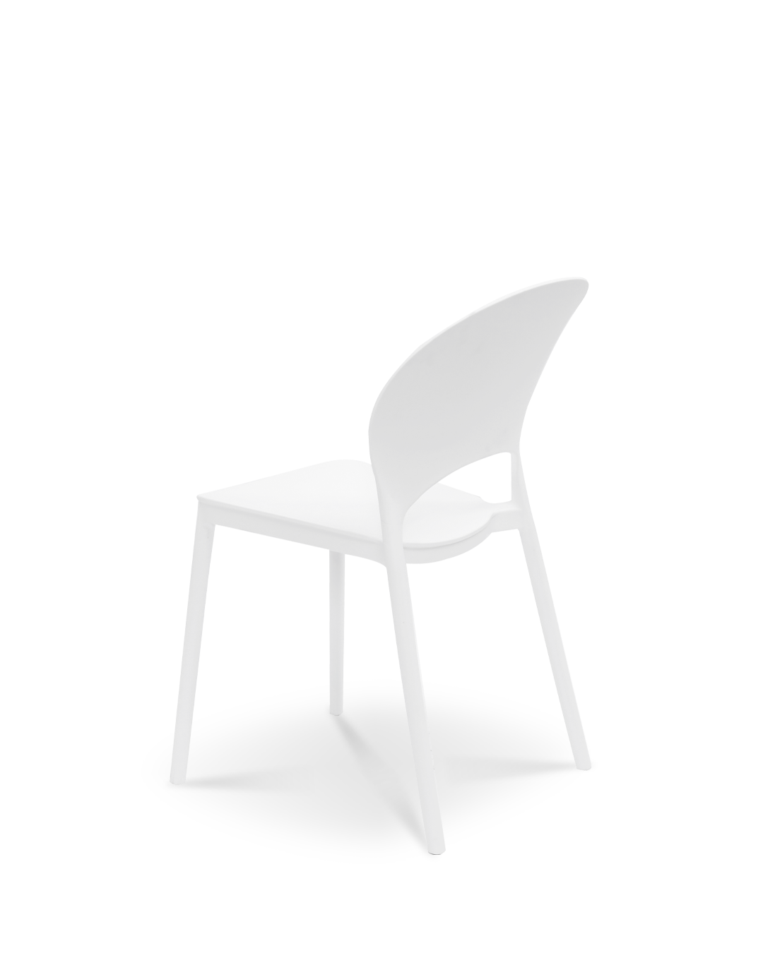 Nysa Plastic Chair Ivory White