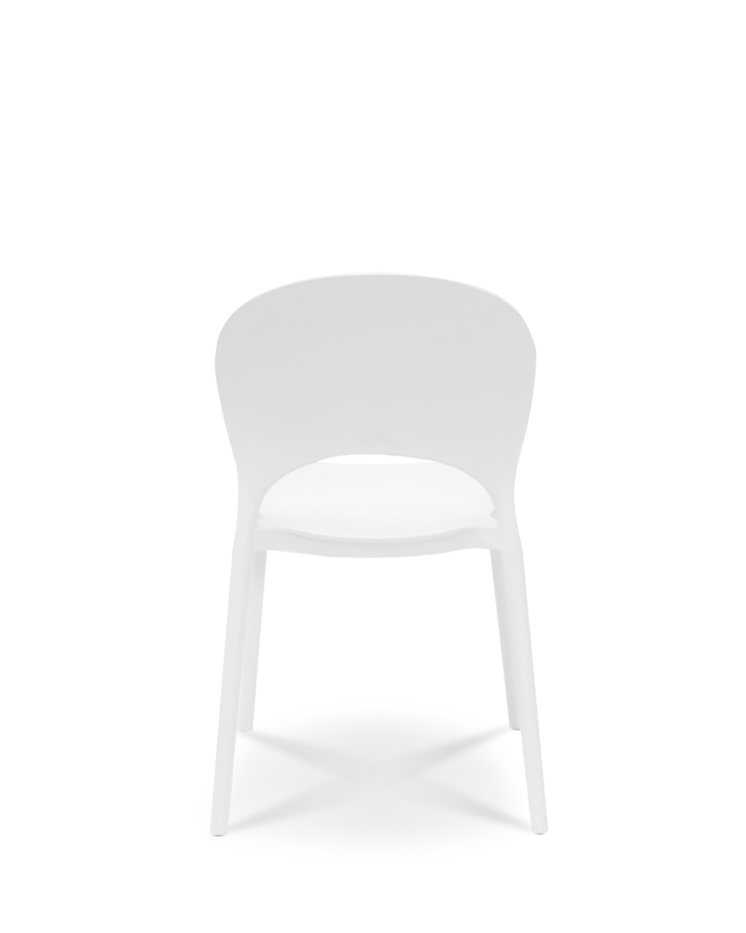 Nysa Plastic Chair Ivory White