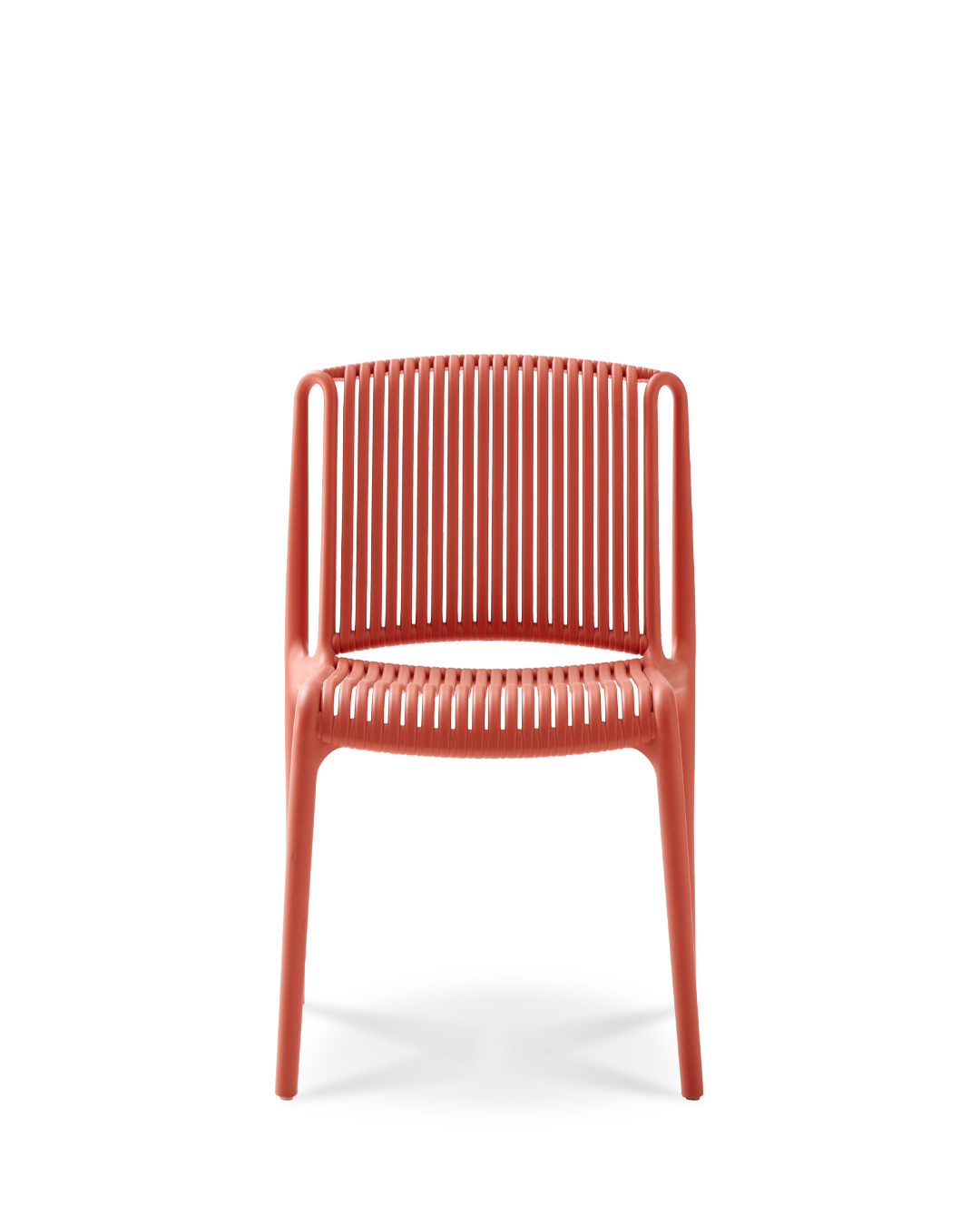 Elpis Plastic Chair Chestnut Red
