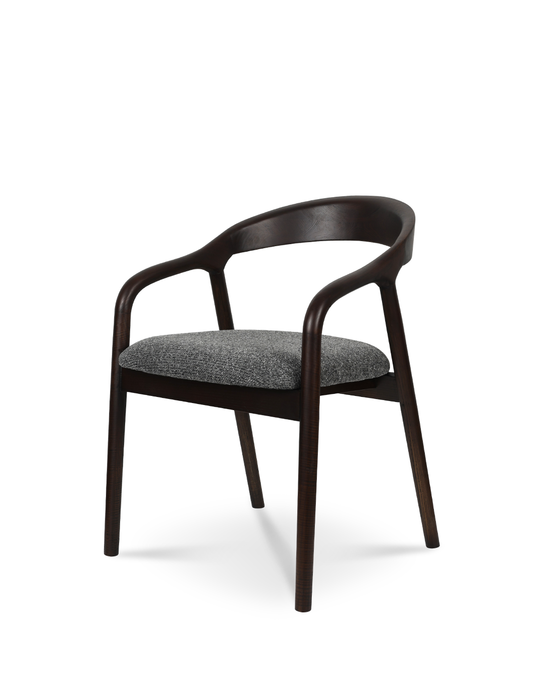 Riva Wooden Chair Dark Grey