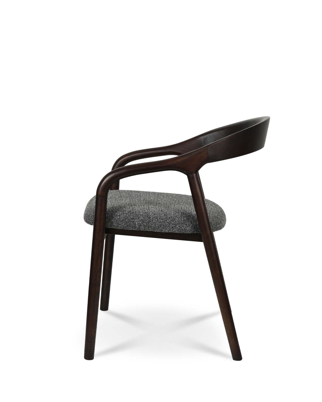 Riva Wooden Chair Dark Grey