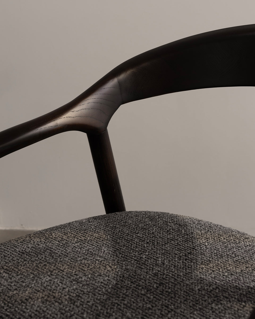 Riva Wooden Chair Dark Grey