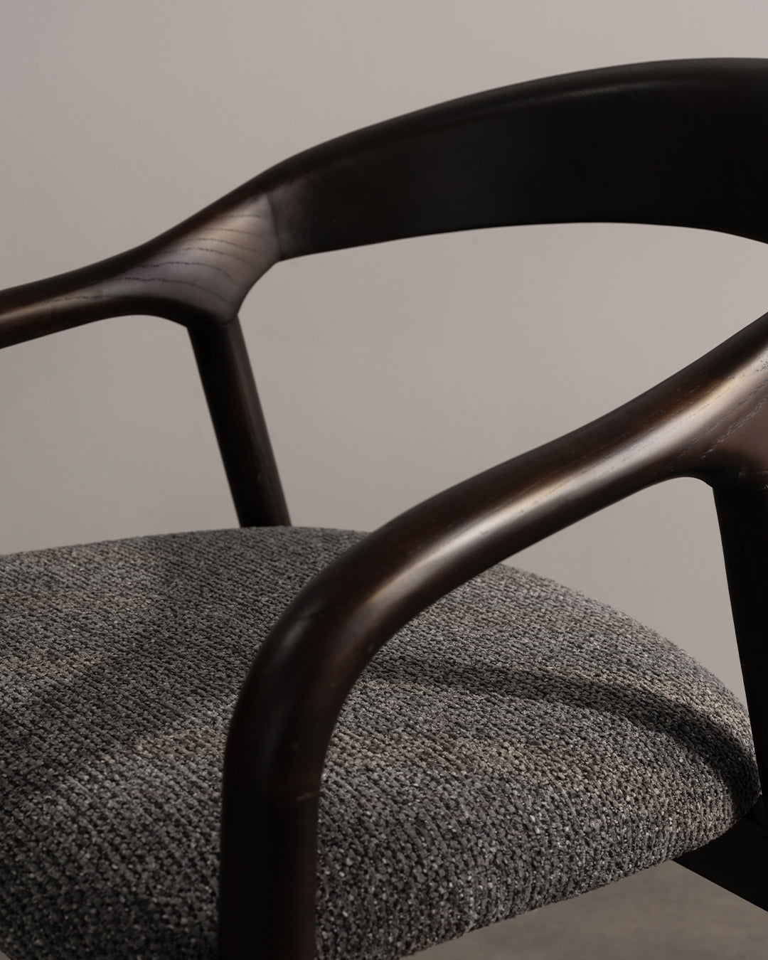 Riva Wooden Chair Dark Grey