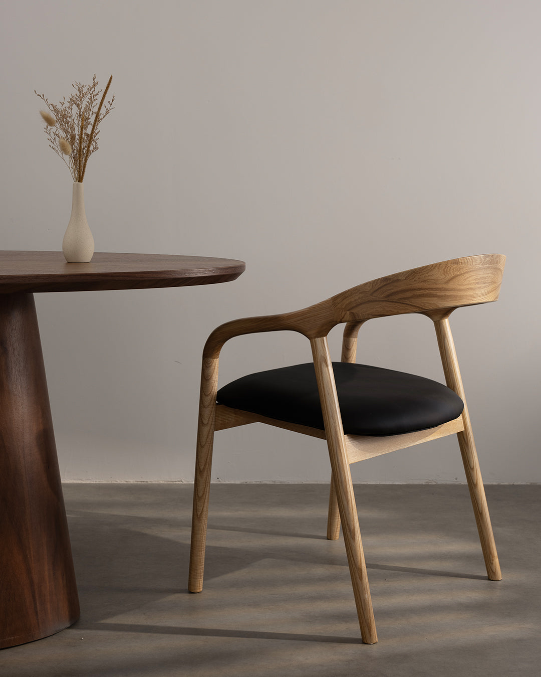 Riva Wooden Chair Natural Black