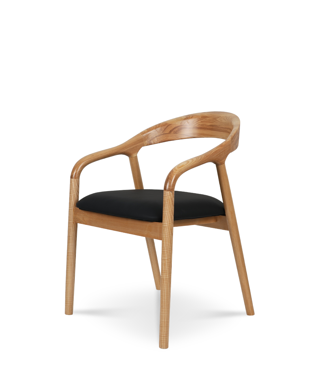 Riva Wooden Chair Natural Black