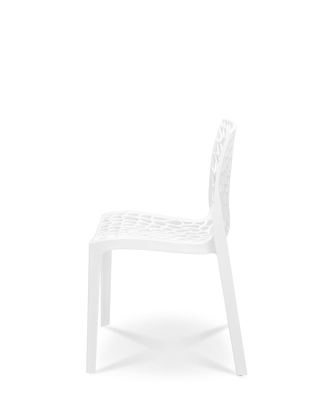 Root Plastic Chair Ivory White