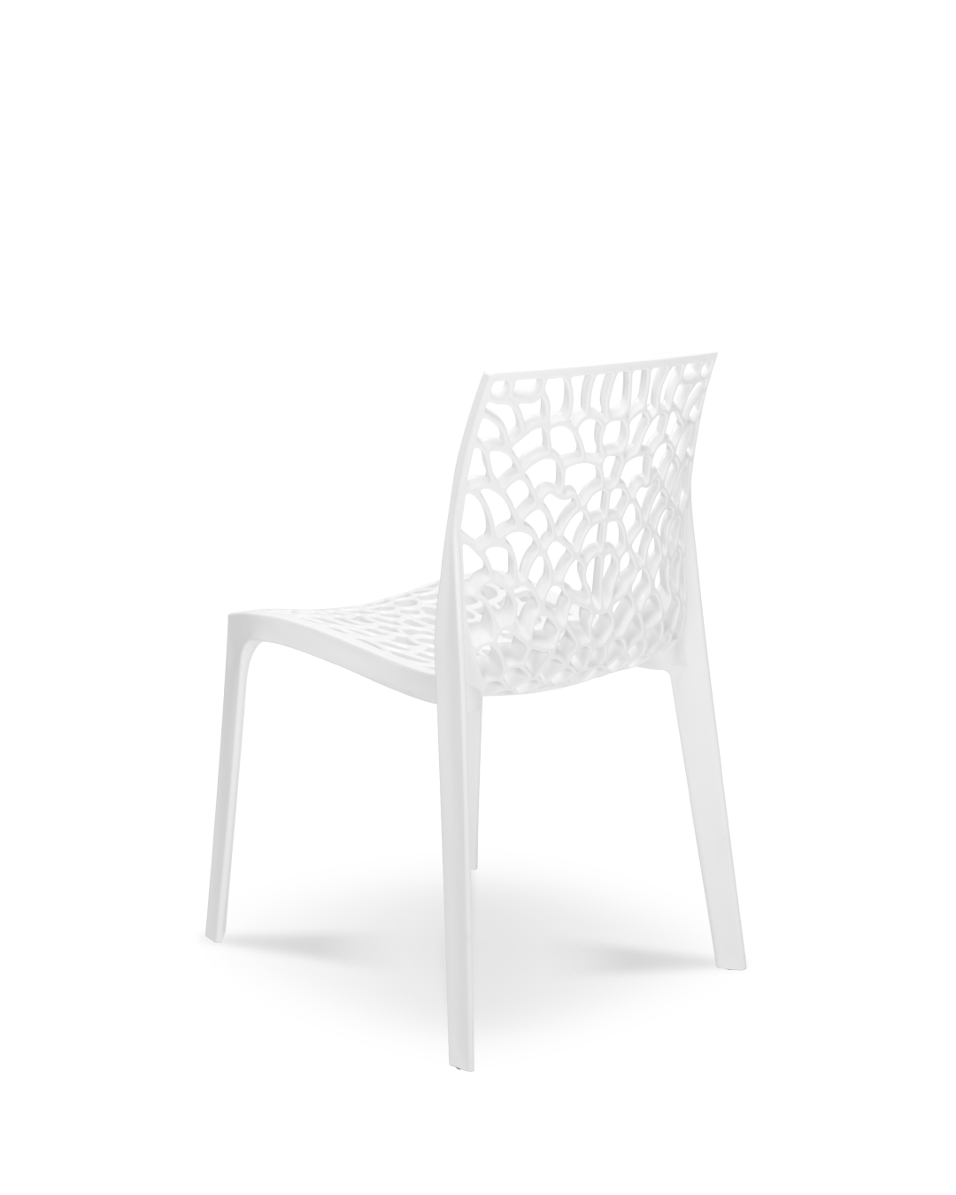 Root Plastic Chair Ivory White