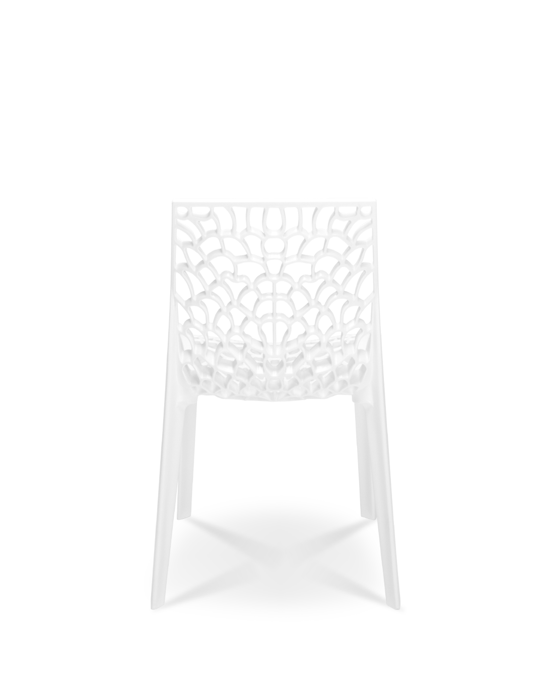 Root Plastic Chair Ivory White