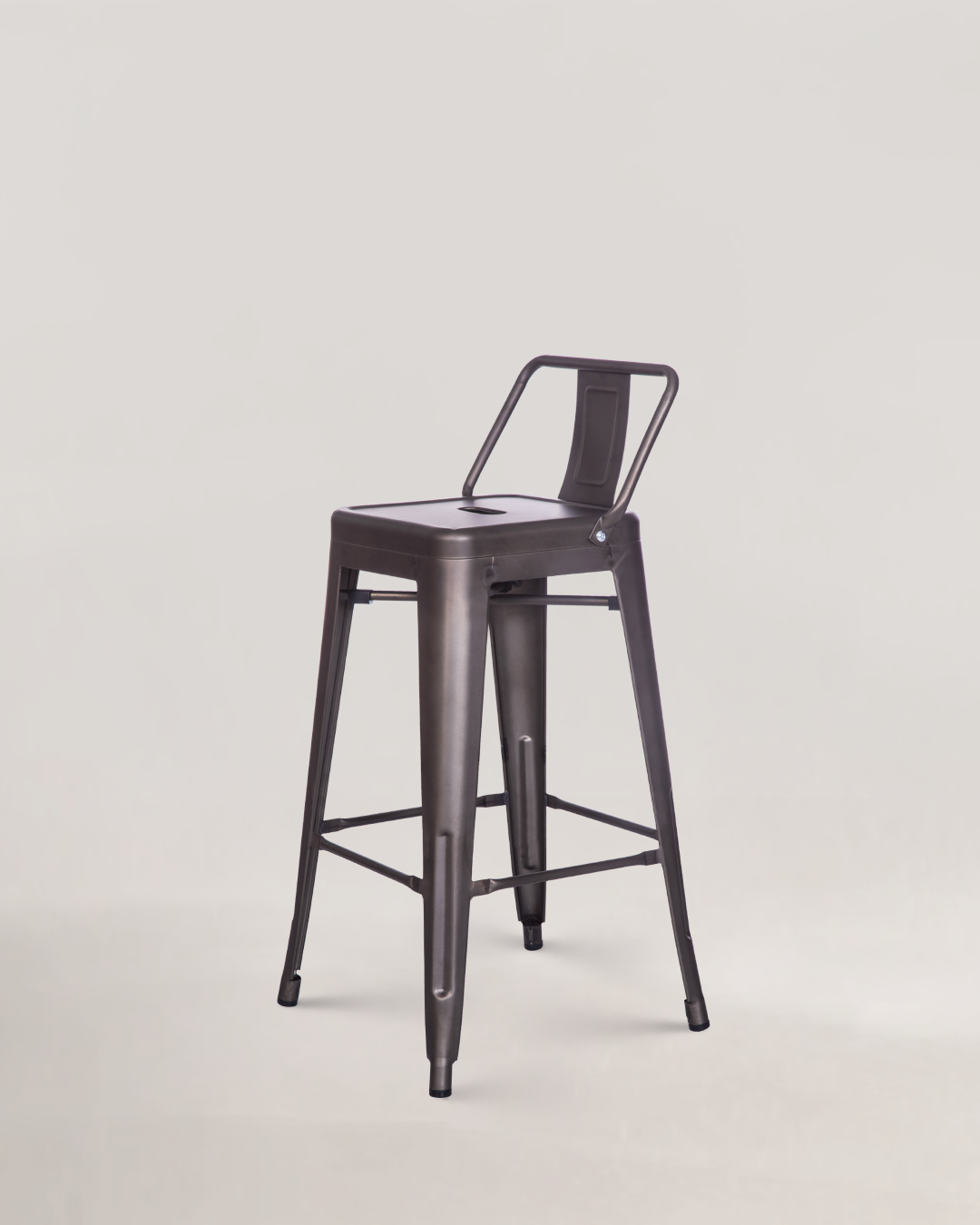 Lix Metal Counter Chair Rusty