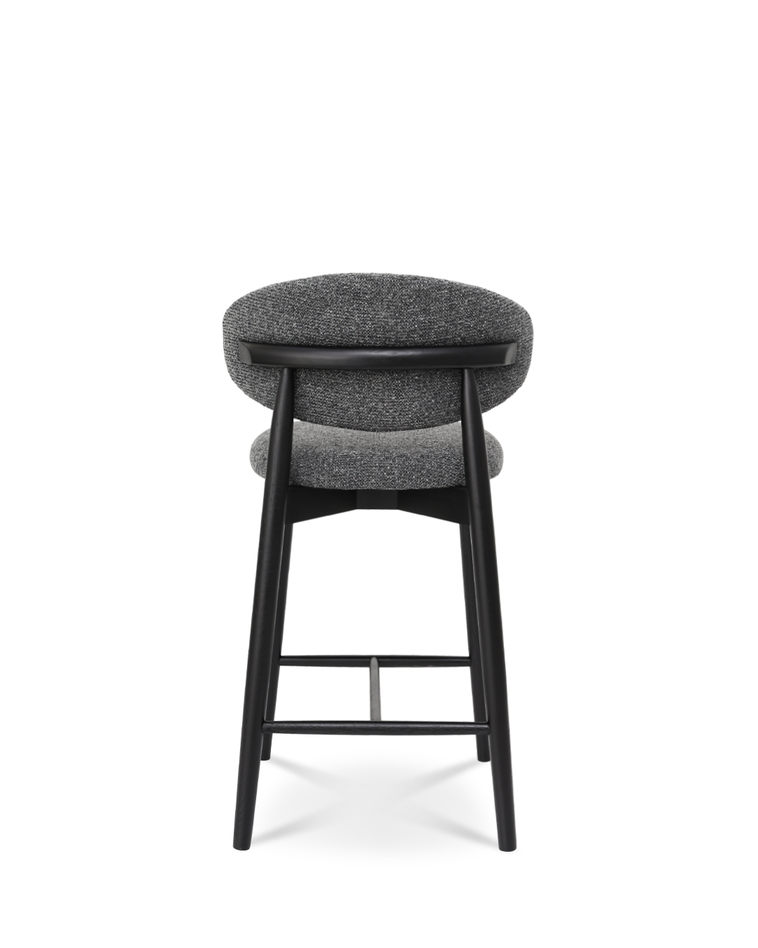 Silvia Wooden Bar Chair Black