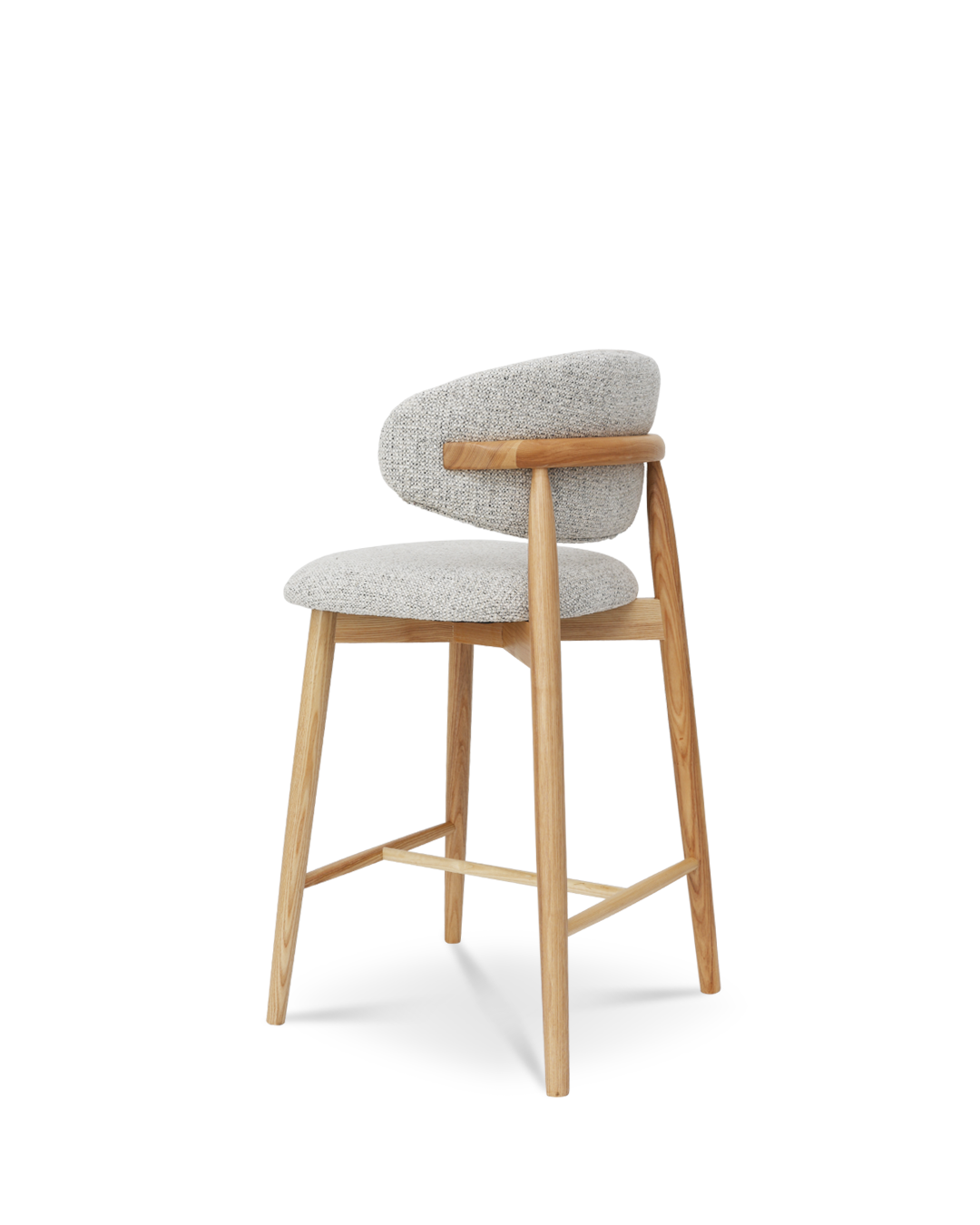 Silvia Wooden Bar Chair Natural