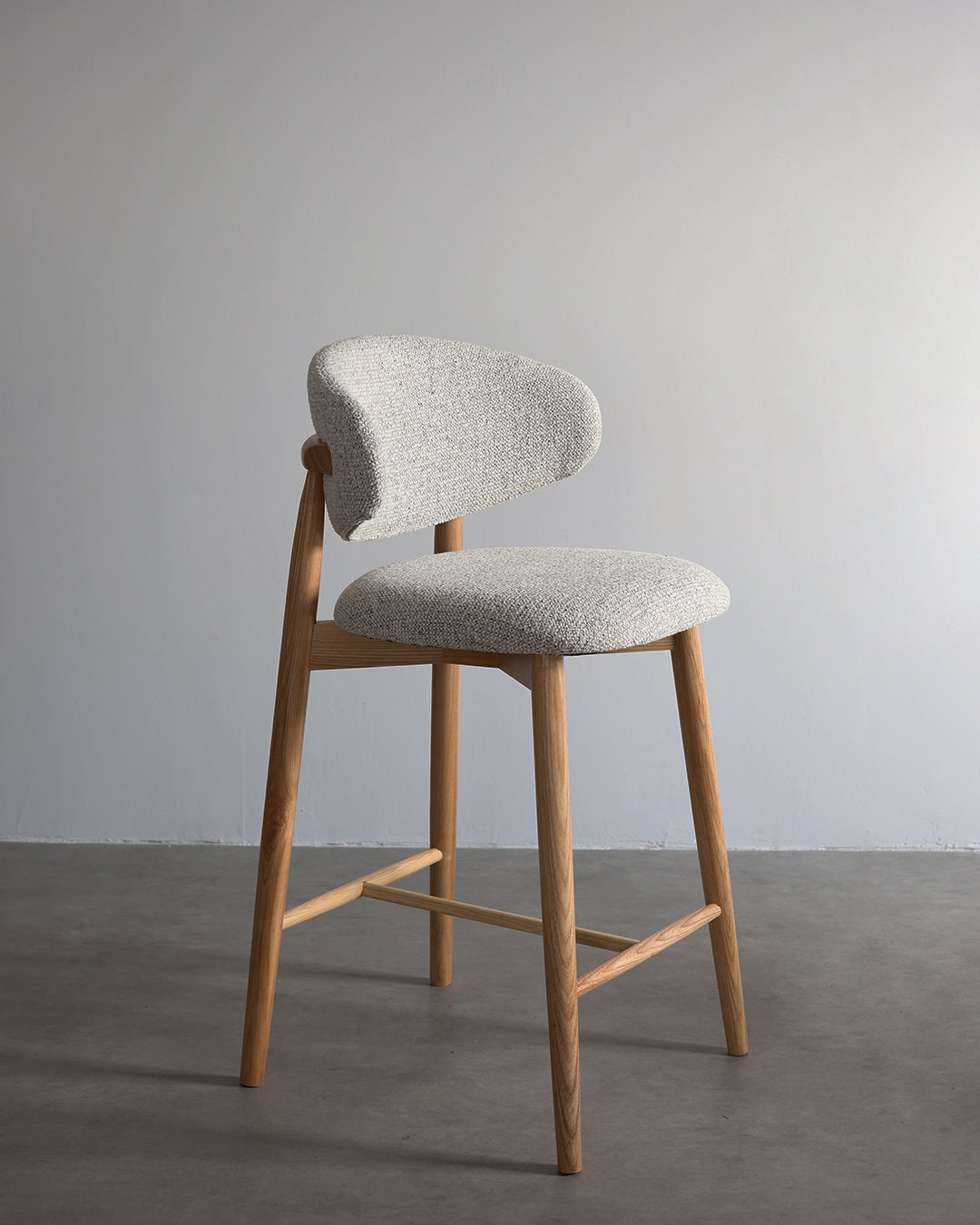 Silvia Wooden Bar Chair Natural