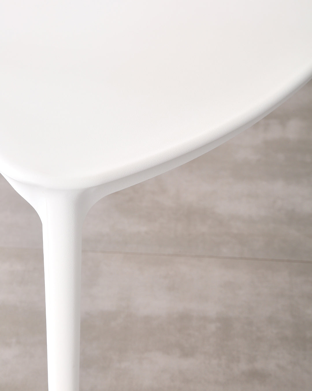 Themis Plastic Chair Ivory White