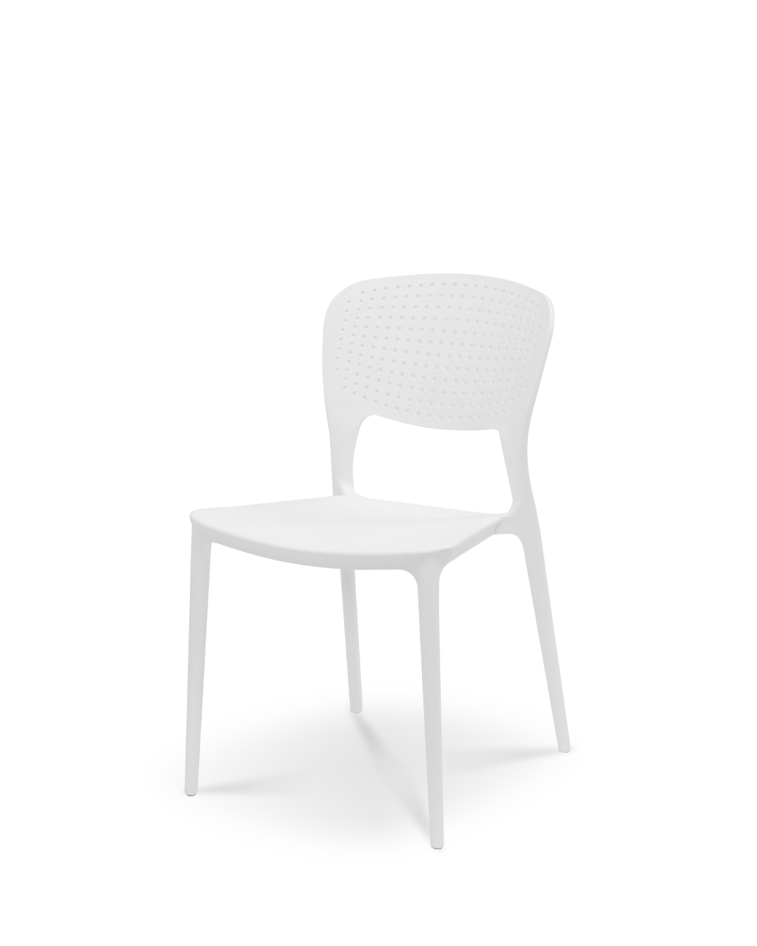 Themis Plastic Chair Ivory White