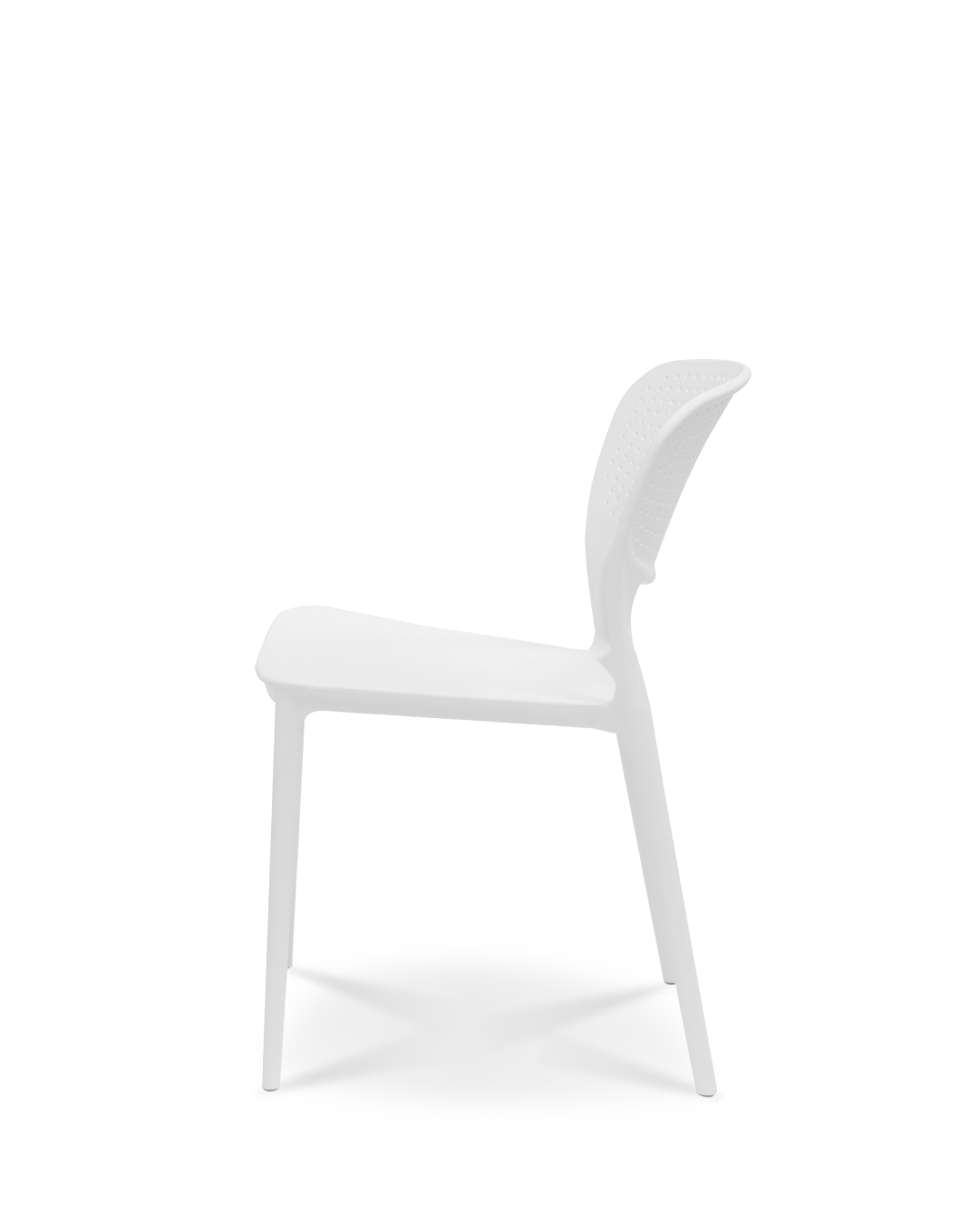 Themis Plastic Chair Ivory White