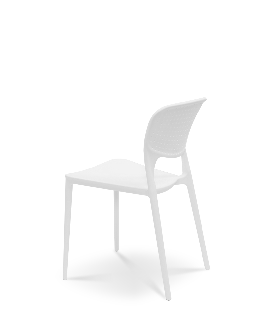 Themis Plastic Chair Ivory White