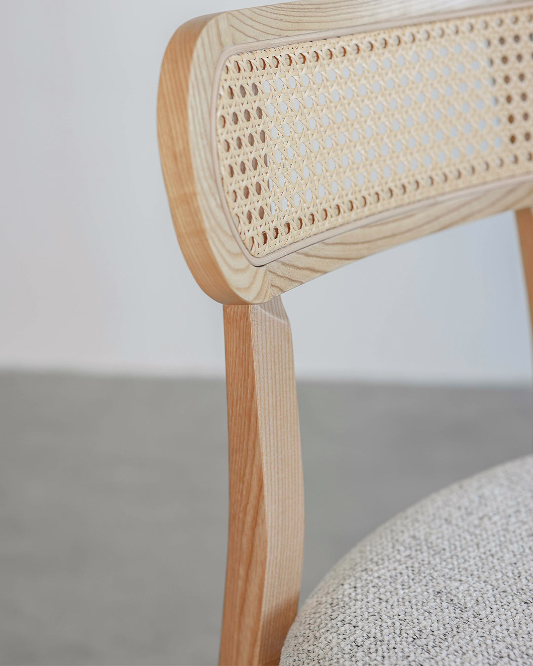 Valeria Wooden Chair Light Grey