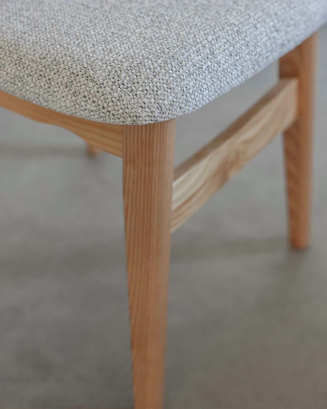 Valeria Wooden Chair Light Grey