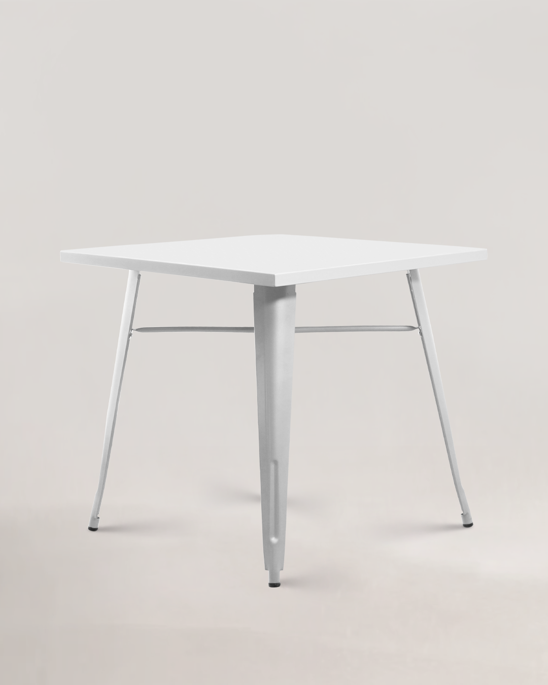 Table Lix en métal blanc