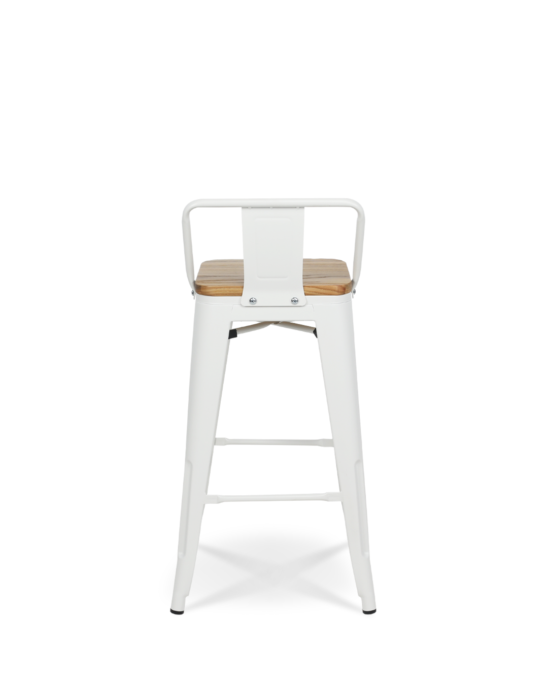 Lix Wood Counter Chair White