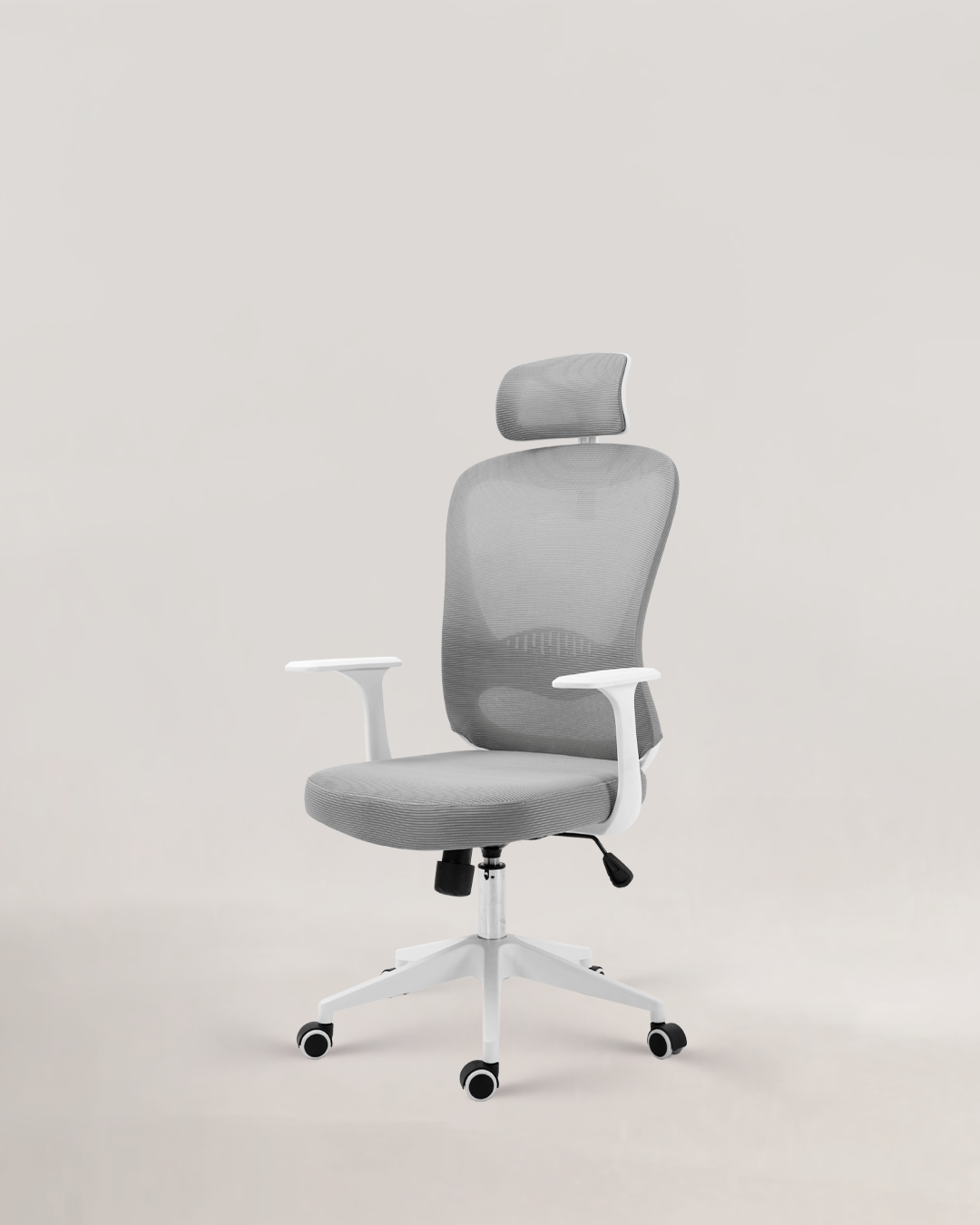 Aurora Office Chair White Grey